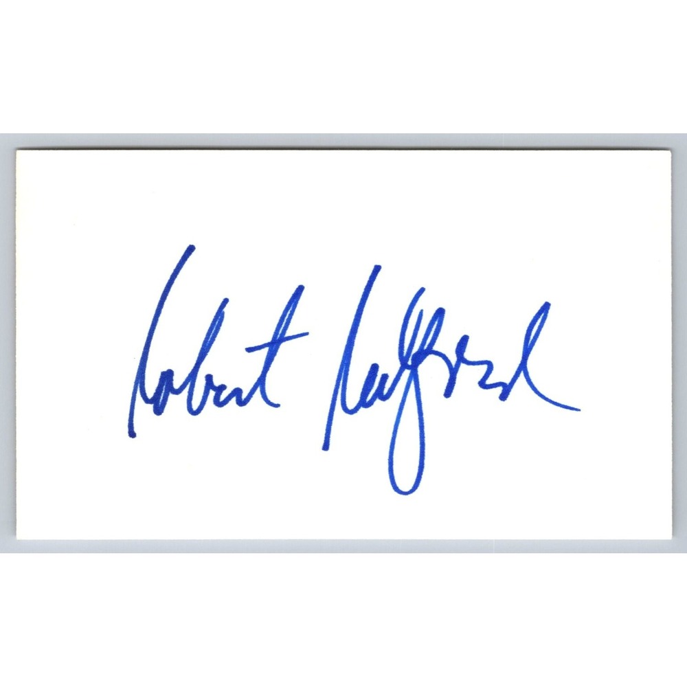 Robert Redford Autograph Signed Card‎ Actor Director